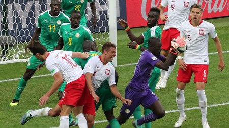 Senegal goalkeeper Khadim N'Diaye