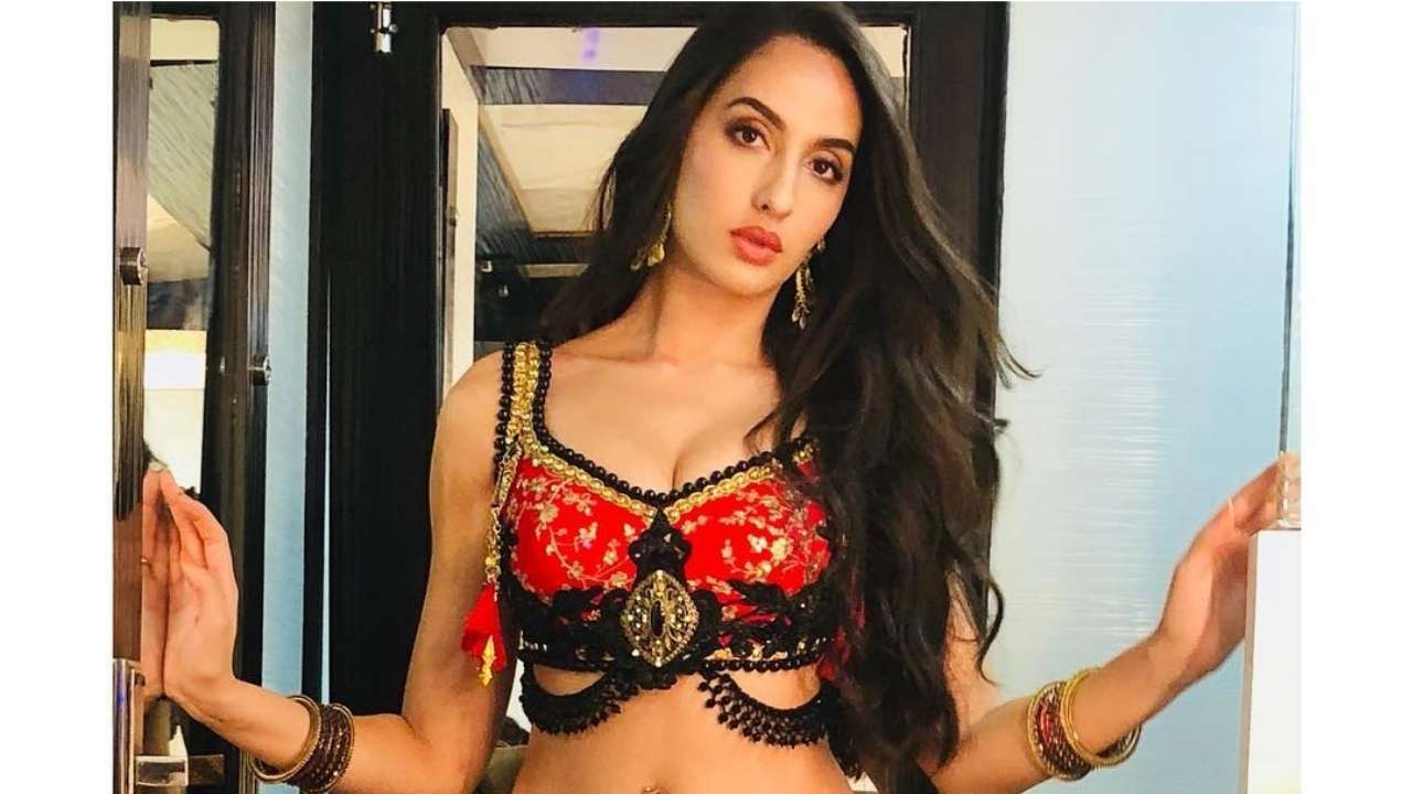 Nora Fatehi dazzles in embellished bralette and belly dancing