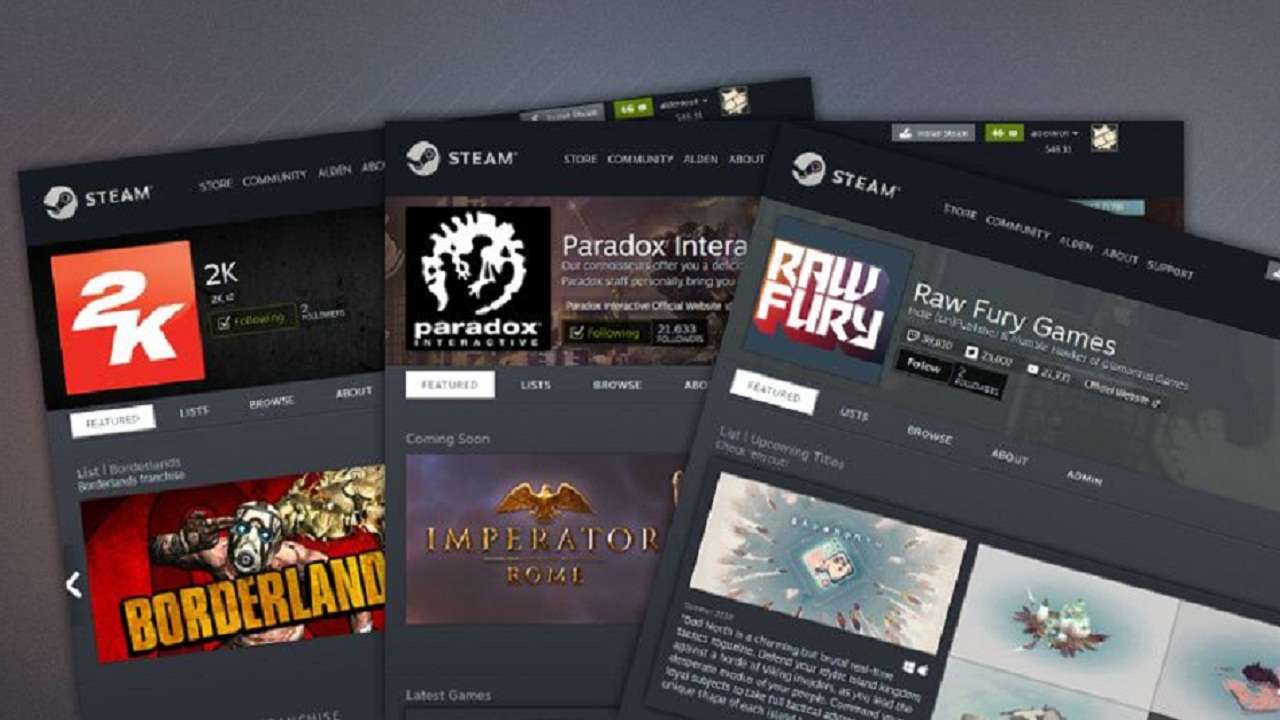 Steam Introduces Creator Homepages For Developers Publishers