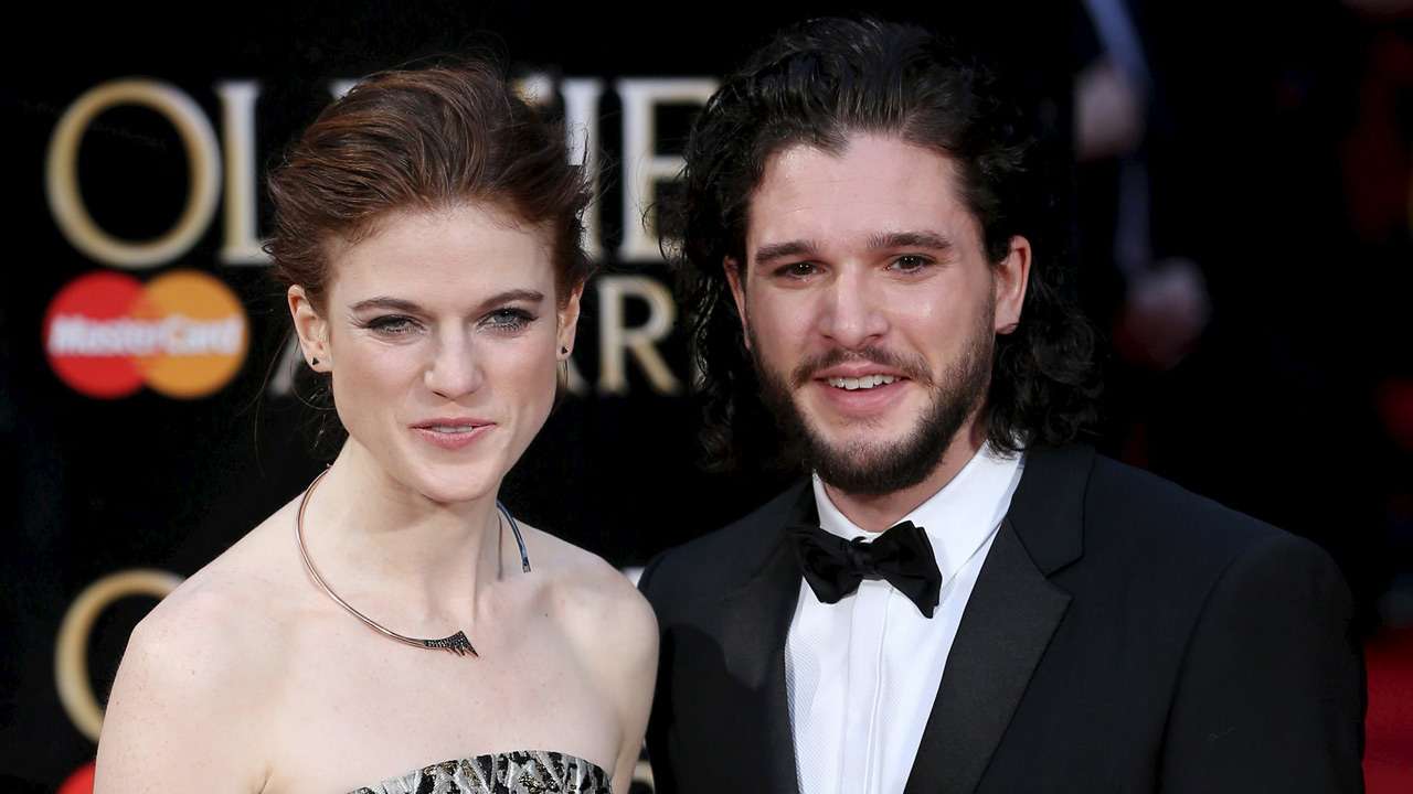 'Game of Thrones' stars Kit Harington, Rose Leslie marry in a beautiful ...