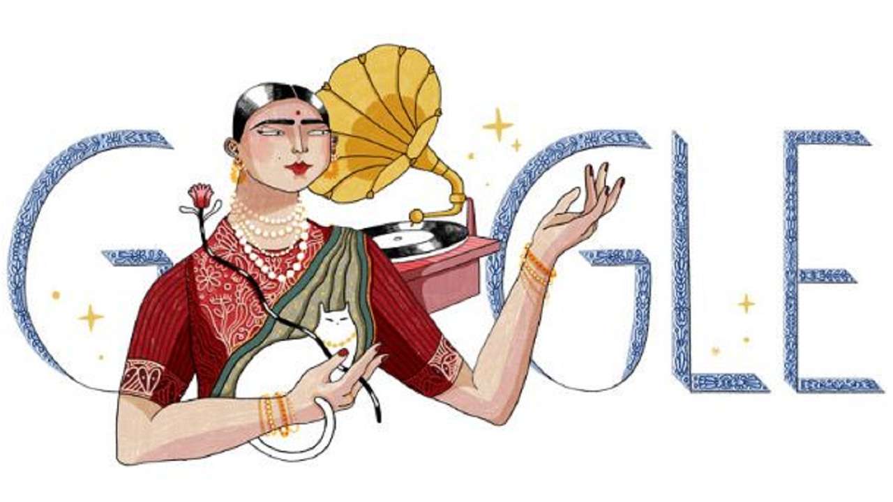 Google Doodle celebrates legendary Indian artist Gauhar Jaan's 145th ...