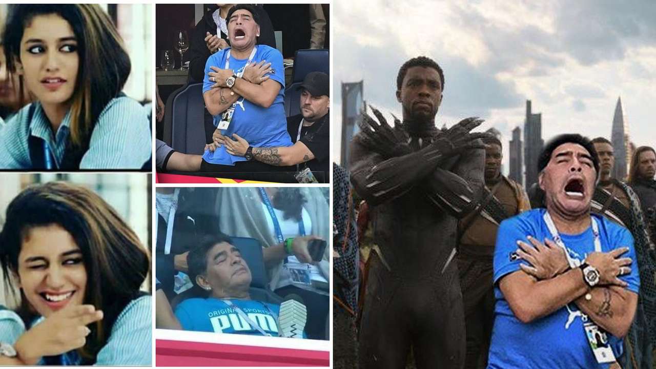 From Wakanda To Priya Prakash Varrier Maradonas Crazy Celebration
