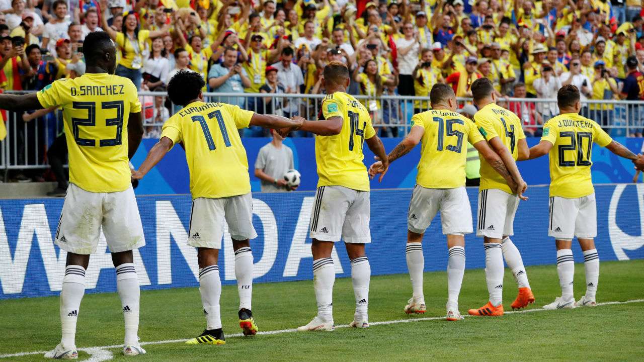 Senegal V S Colombia Fifa World Cup 18 Colombia Through On Mina Magic Senegal Suffer Yellow Peril
