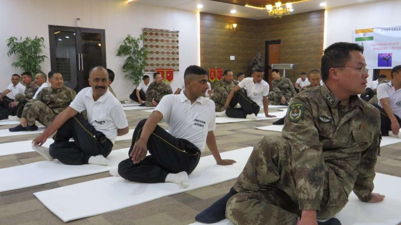 Chinese army lauds joint yoga session with Indian troops as 'special event'
