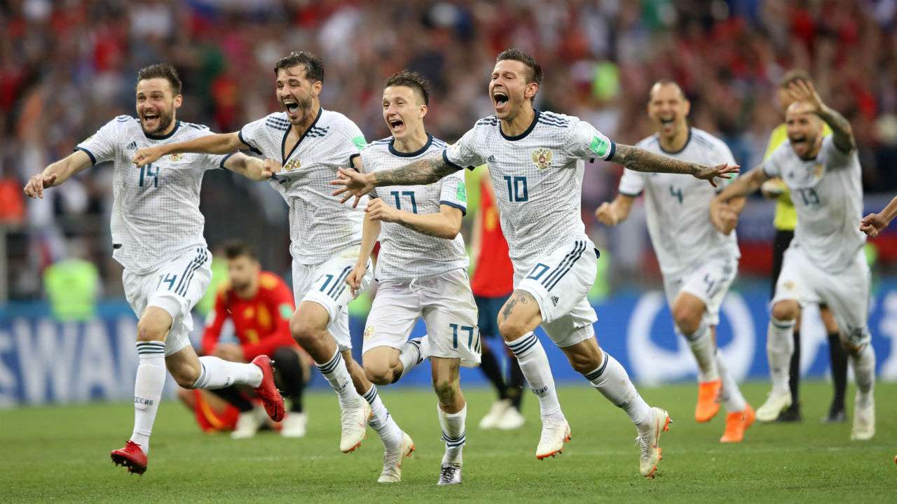 Russia beat Spain