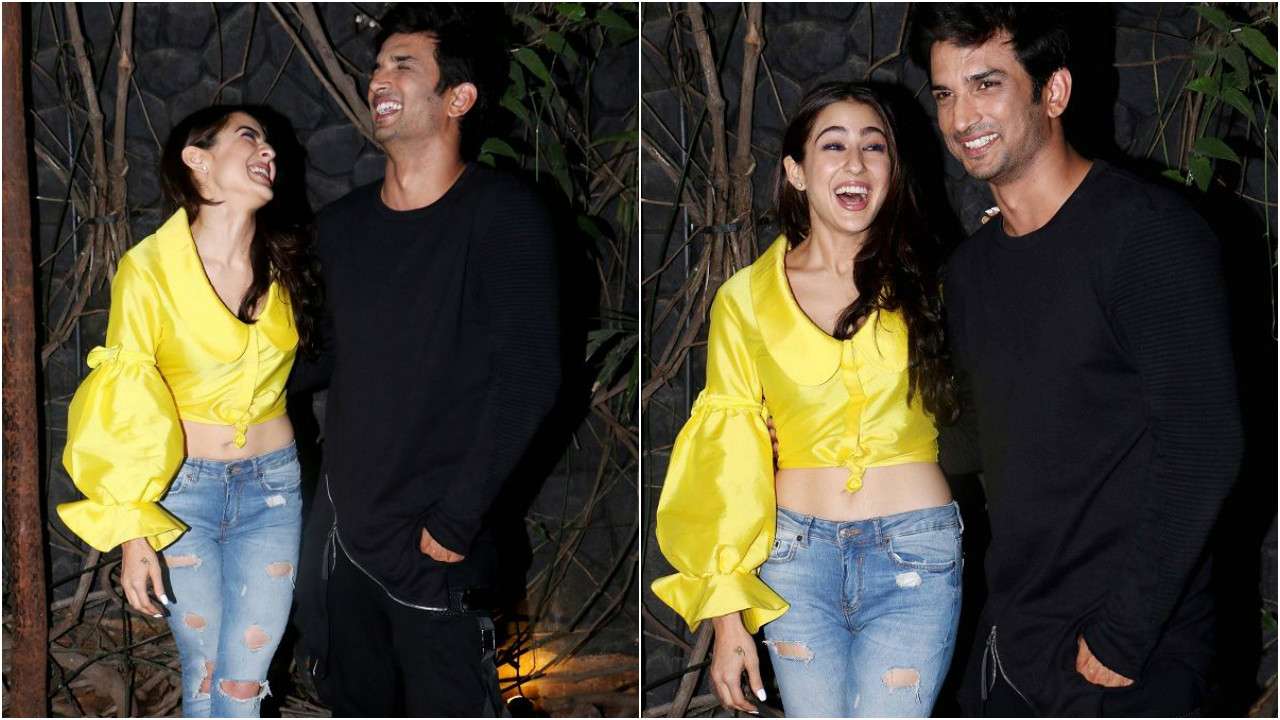 Sara Ali Khan and Sushant Singh Rajput are all smiles as they wrap up ...