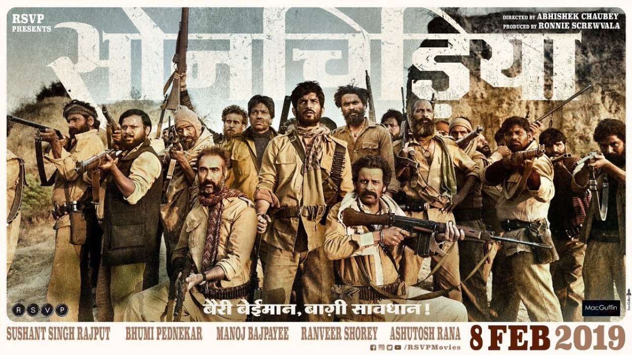'sonchiriya' first poster: sushant singh rajput is unrecognisable in his dacoit avatar!