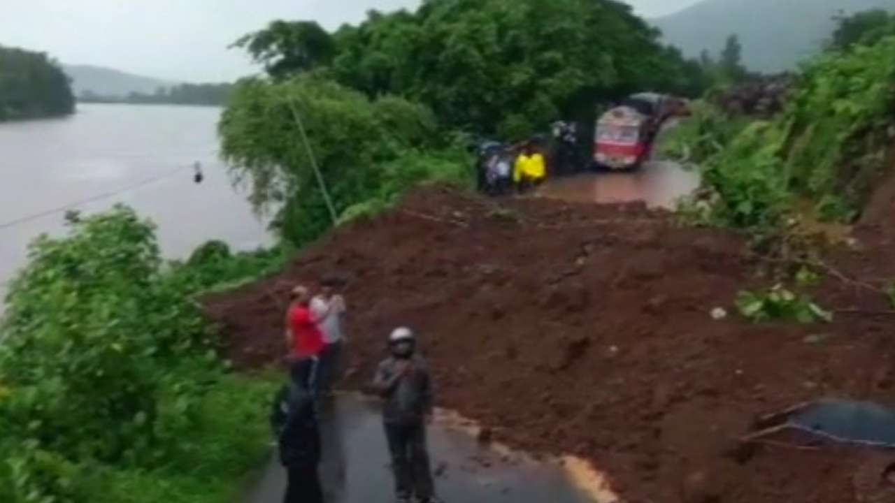 7-km-long traffic jam on Mumabi-Goa Highway after heavy rain, landslides