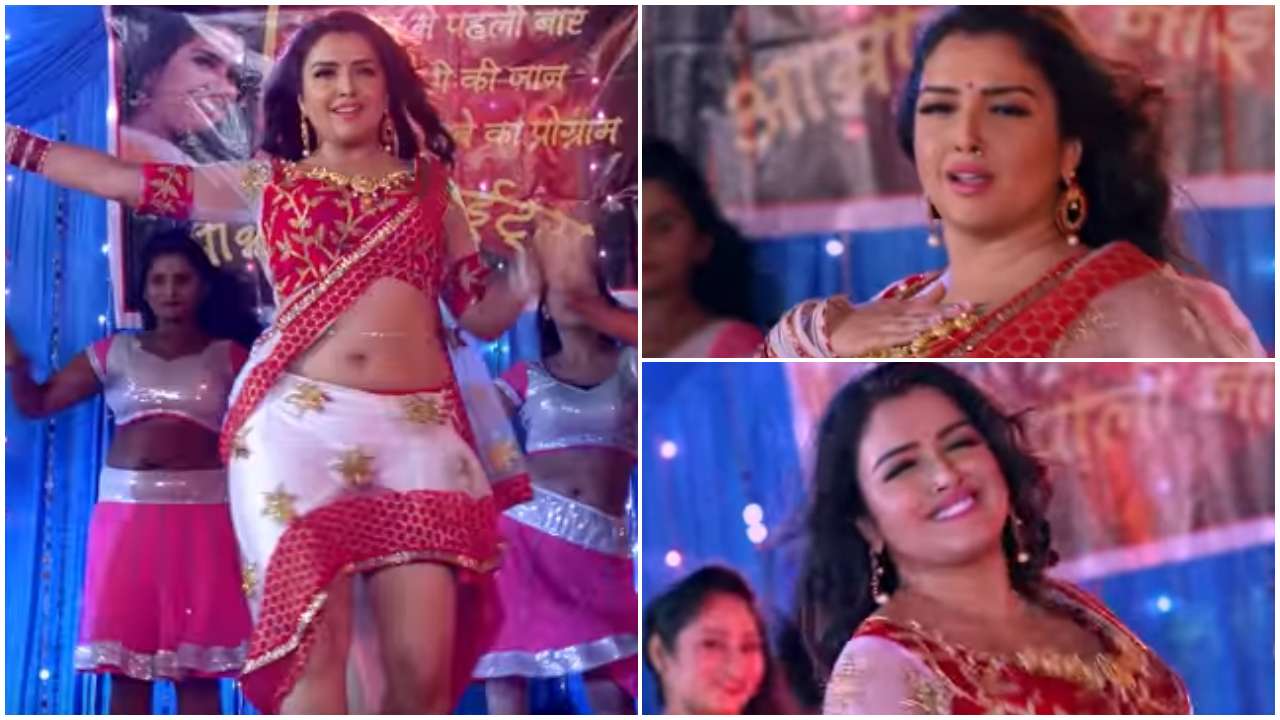 Amrapali Dubey Ka Xxnx Video - Bhojpuri actress Amrapali Dubey's belly dance is still raging, garners 81  lakh views on YouTube
