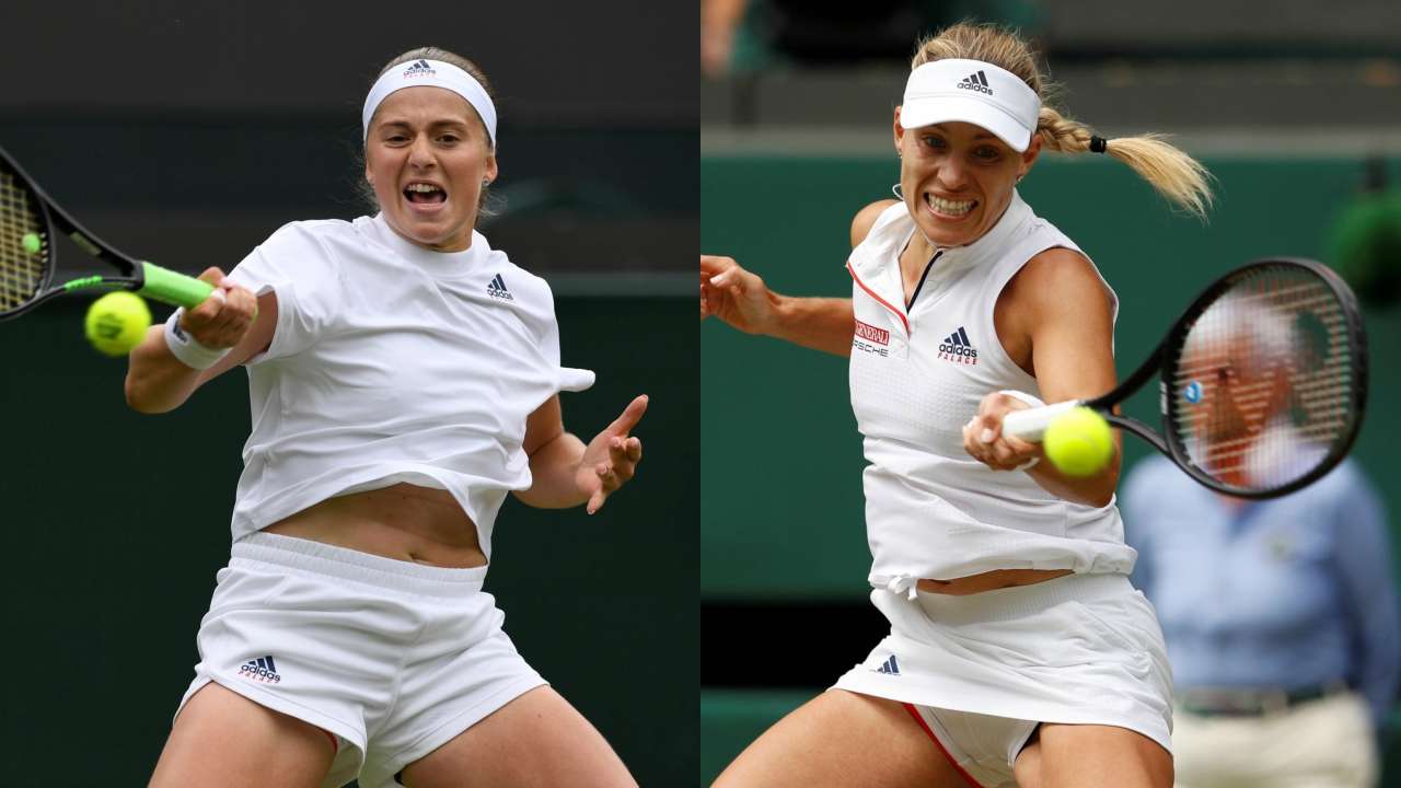 Jelena Ostapenko Angelique Kerber Storm Into Wimbledon Semi Finals from cdn...