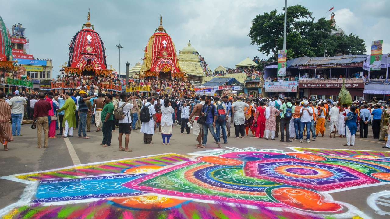 Chariots get ready for the yatra