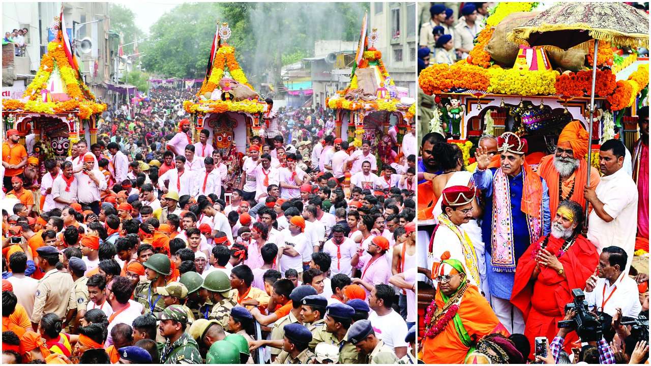 Ahmedabad: Jagannath's tour of city peaceful