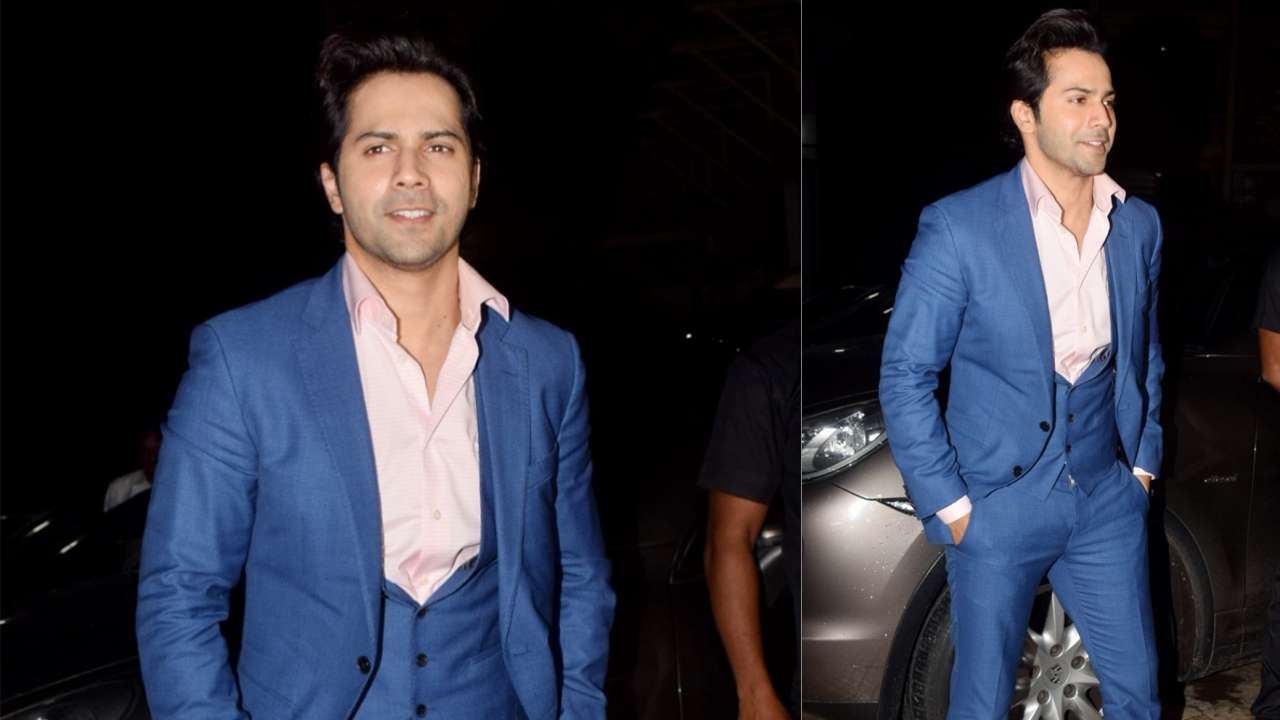 Varun Dhawan looked dapper, as always