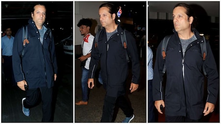 Fardeen Khan looks suave at the airport