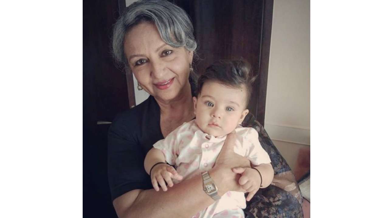 It's all in the genes: Sharmila Tagore with her grand-daughter Inaaya