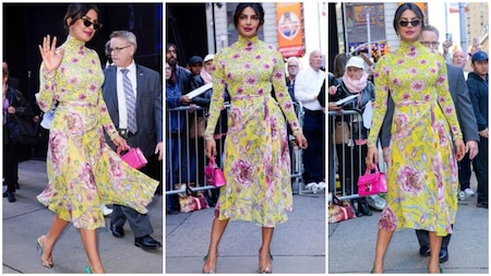 Who better than Priyanka can sport that floral look!