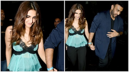 Vaani Kapoor arrives for the party