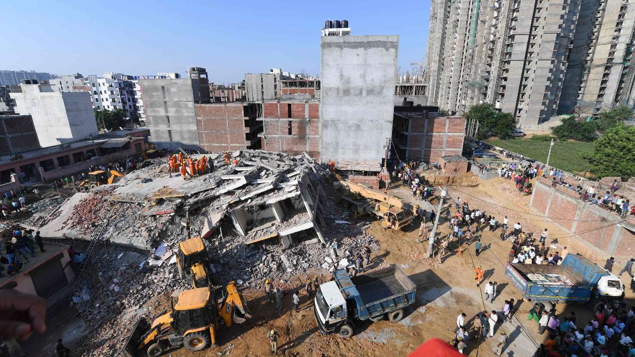 Greater Noida Buildings Collapse: Massive Rescue Op On, NDRF Deploys ...