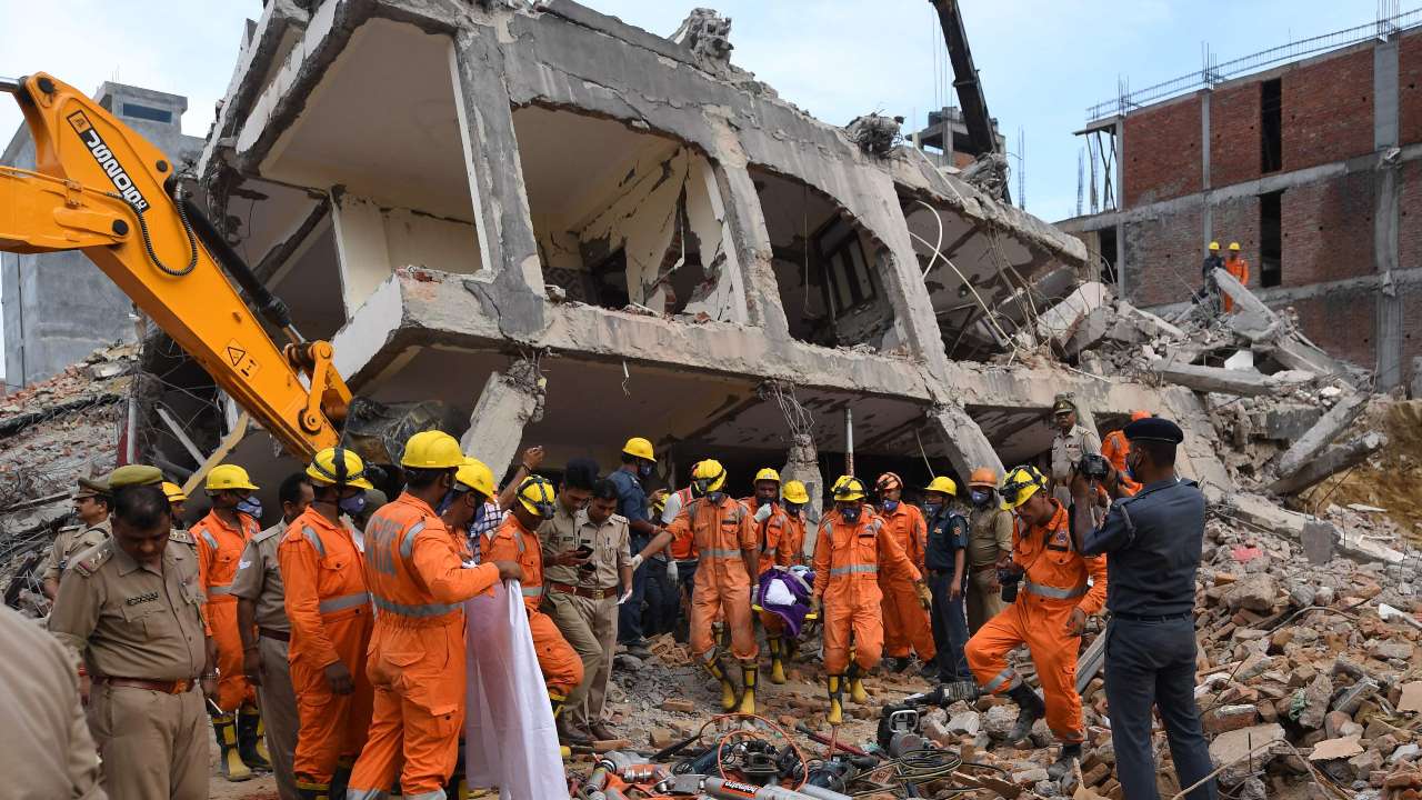 Greater Noida Building Collapse Updates: 32 Hours Later, 9 Bodies ...