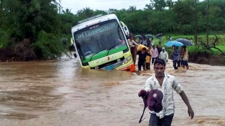 Heavy rains in Amreli district of Gujarat