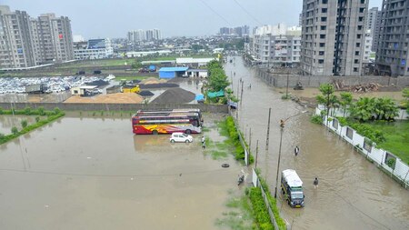 Gir Somnath district is one of the worst affected by heavy rainfall