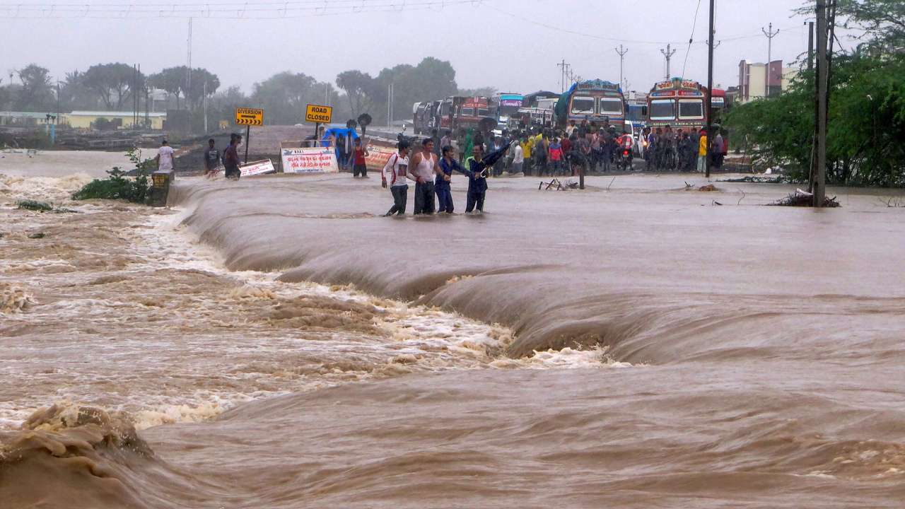 In Pics Flood Like Situation In Saurashtra South Gujarat As Heavy Rains Batter State 