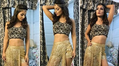 Was Hina Khan promoting the jewellery brand?