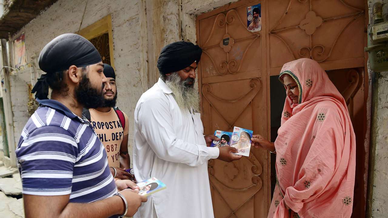Door-to-door election campaign in Peshawar