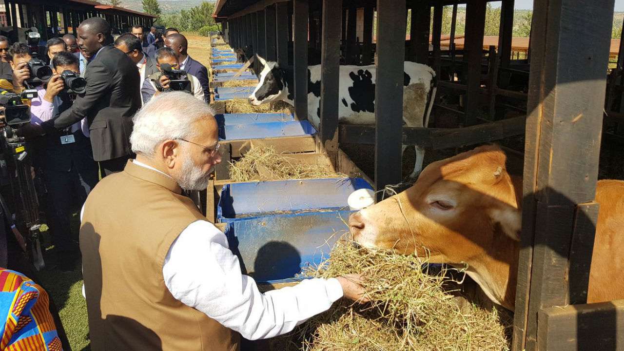 Modi is on first ever visit by Indian PM to Rwanda