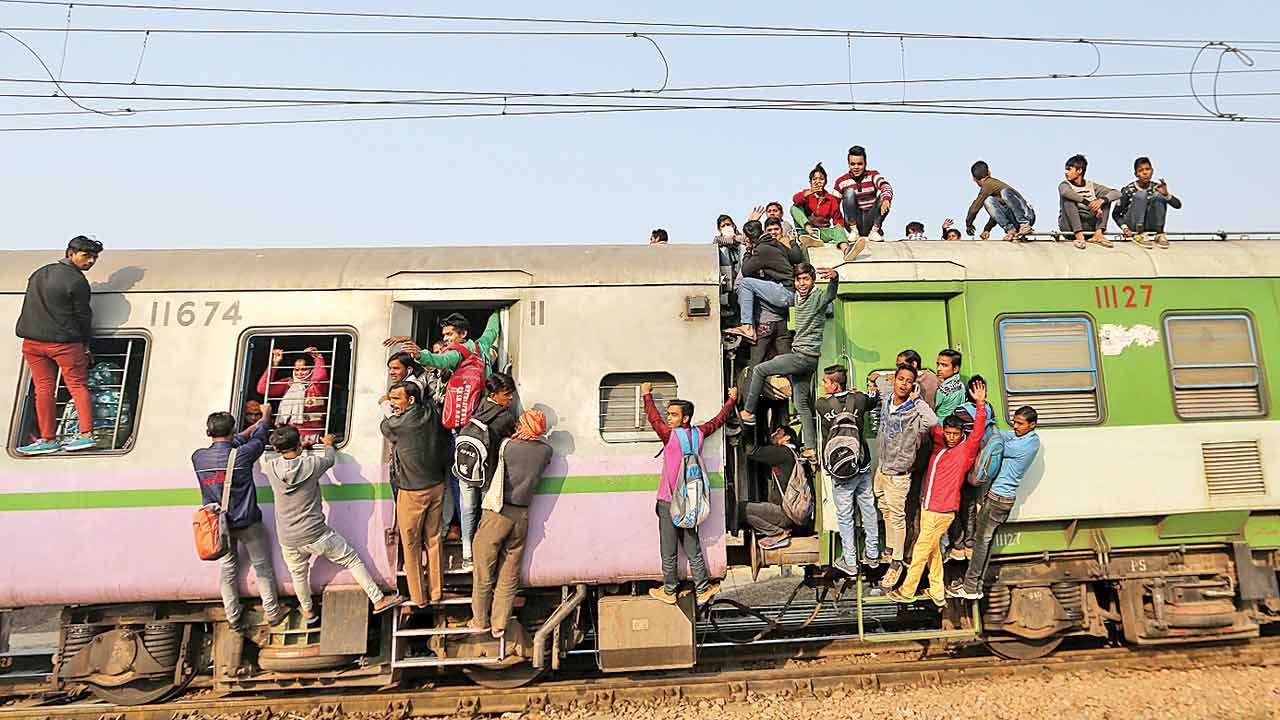 Chennai Four standing on footboard of local train fall to death