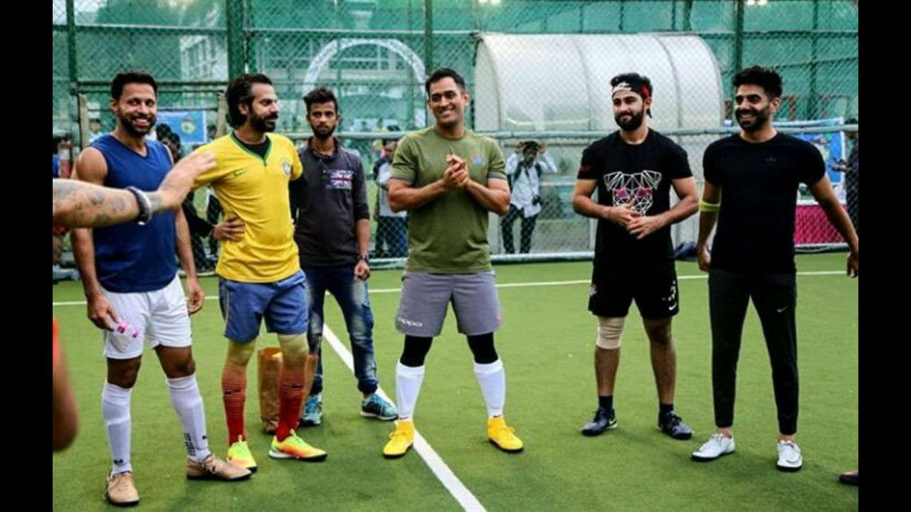 Dhoni and friends
