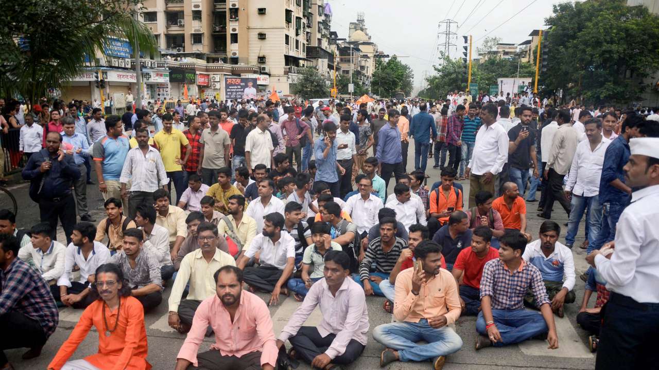 In Pics: Maharashtra Boils Over Quota Stir As Protest Intensifies In Mumbai