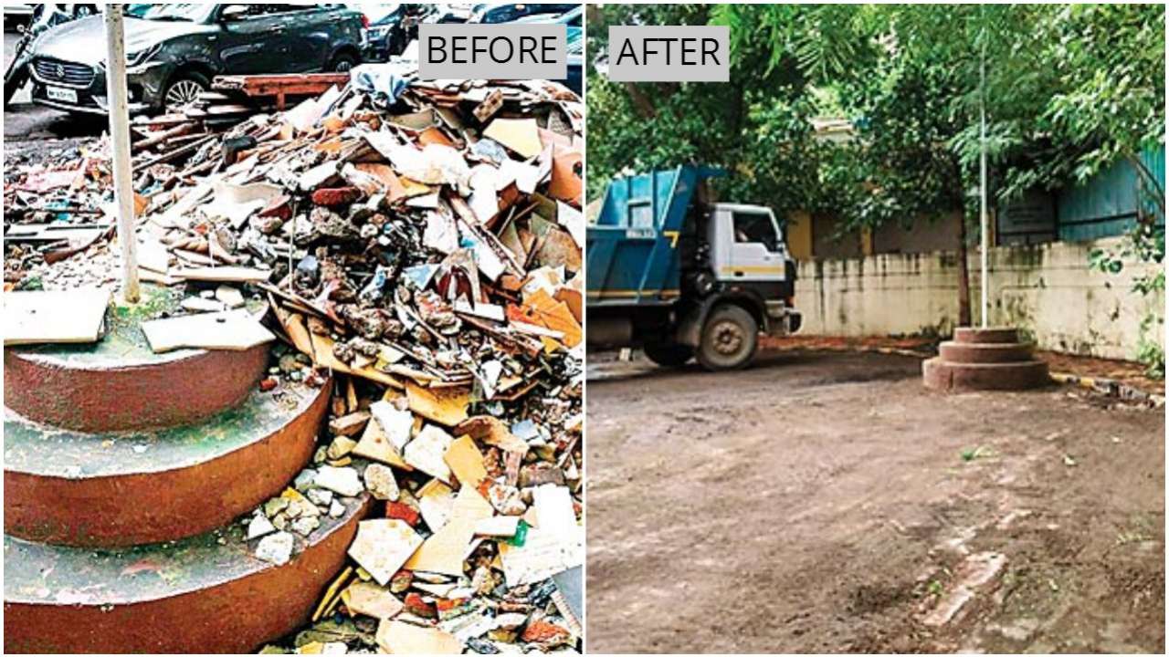DNA Impact BMC clears South Mumbai debris dump after a month