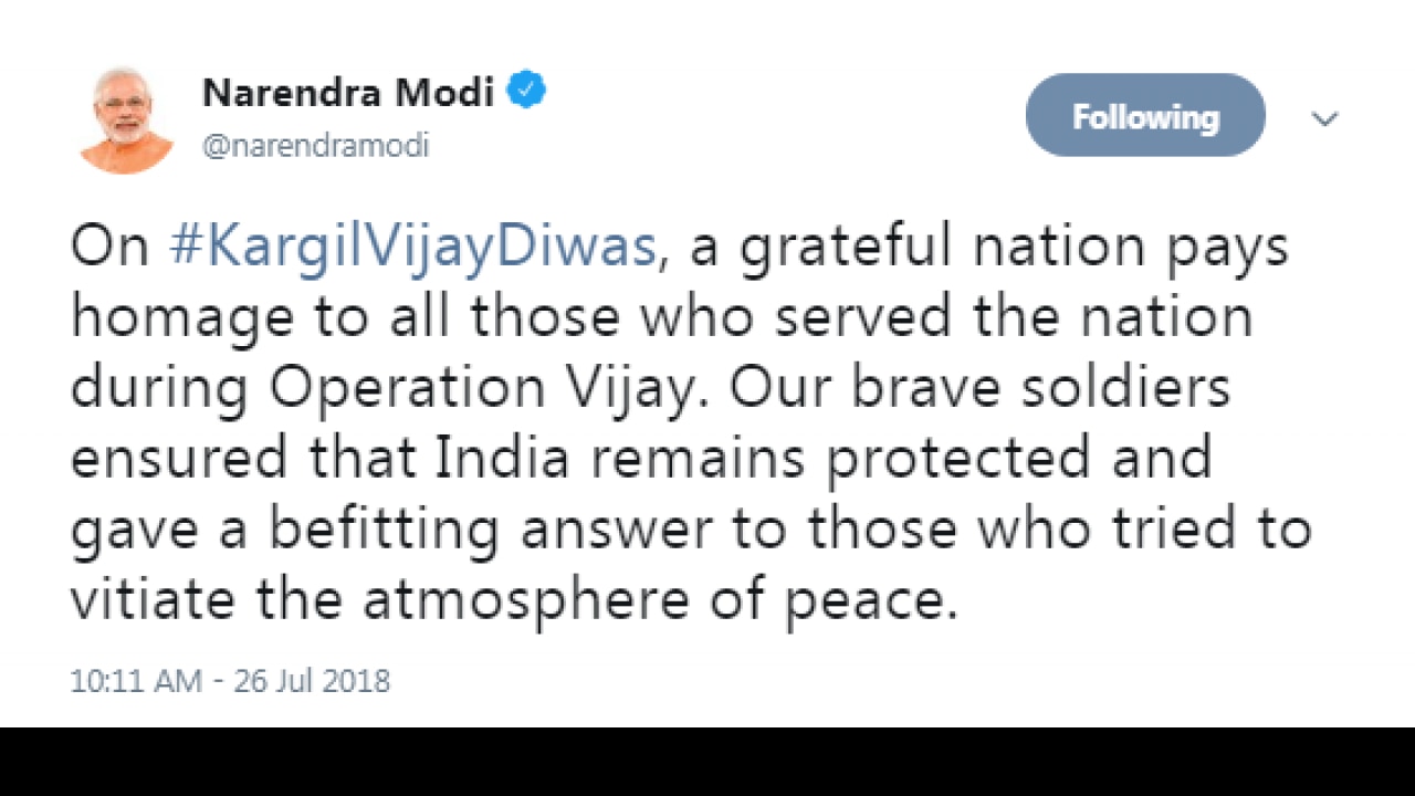 Image result for sunny deol tweet on kargil