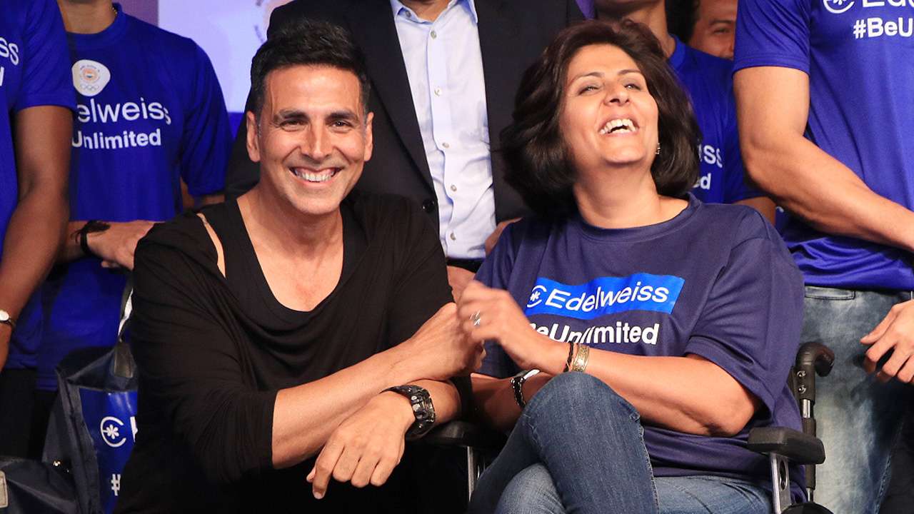 Akshay Kumar and Deepa Malik