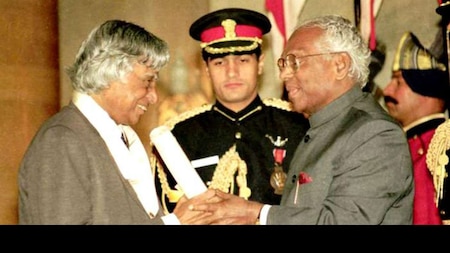 Kalam was honoured with 'Bharat Ratna' in 1997