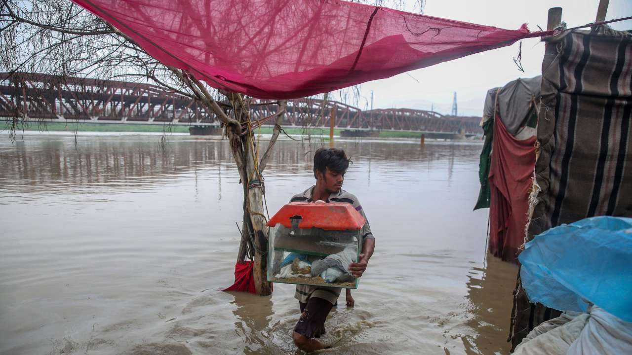 1.31 lakh cusec water was released from Hathnikund Barrage