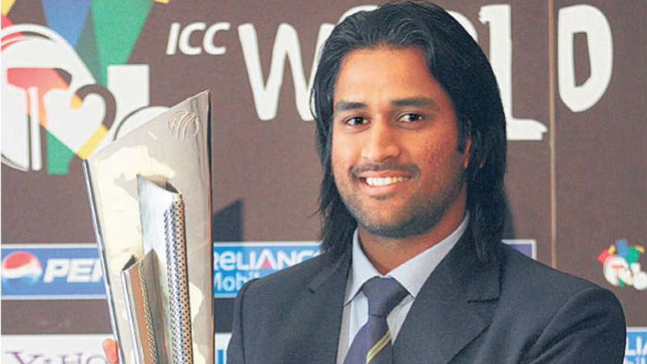 In Pics As Ms Dhoni Debuts The V Hawk Here S A Look At His Iconic Hairstyles That haircut that was made unique only by ms dhoni. in pics as ms dhoni debuts the v hawk