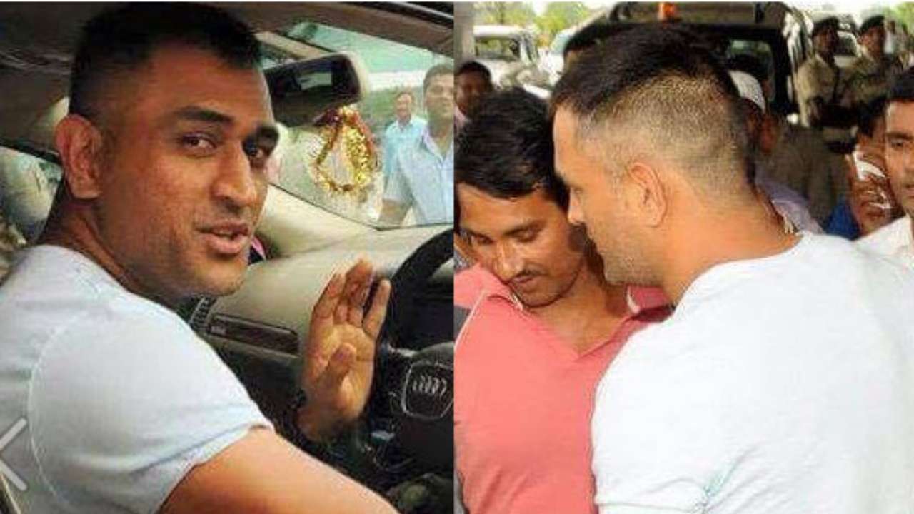In Pics As Ms Dhoni Debuts The V Hawk Here S A Look At His Iconic Hairstyles His full name is mahendra singh dhoni. in pics as ms dhoni debuts the v hawk