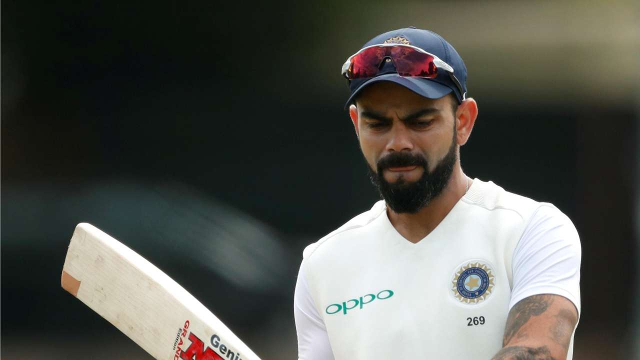 Kohli walks to the nets