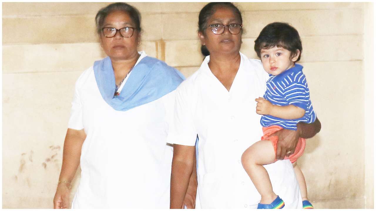 Taimur stepped out for an outing