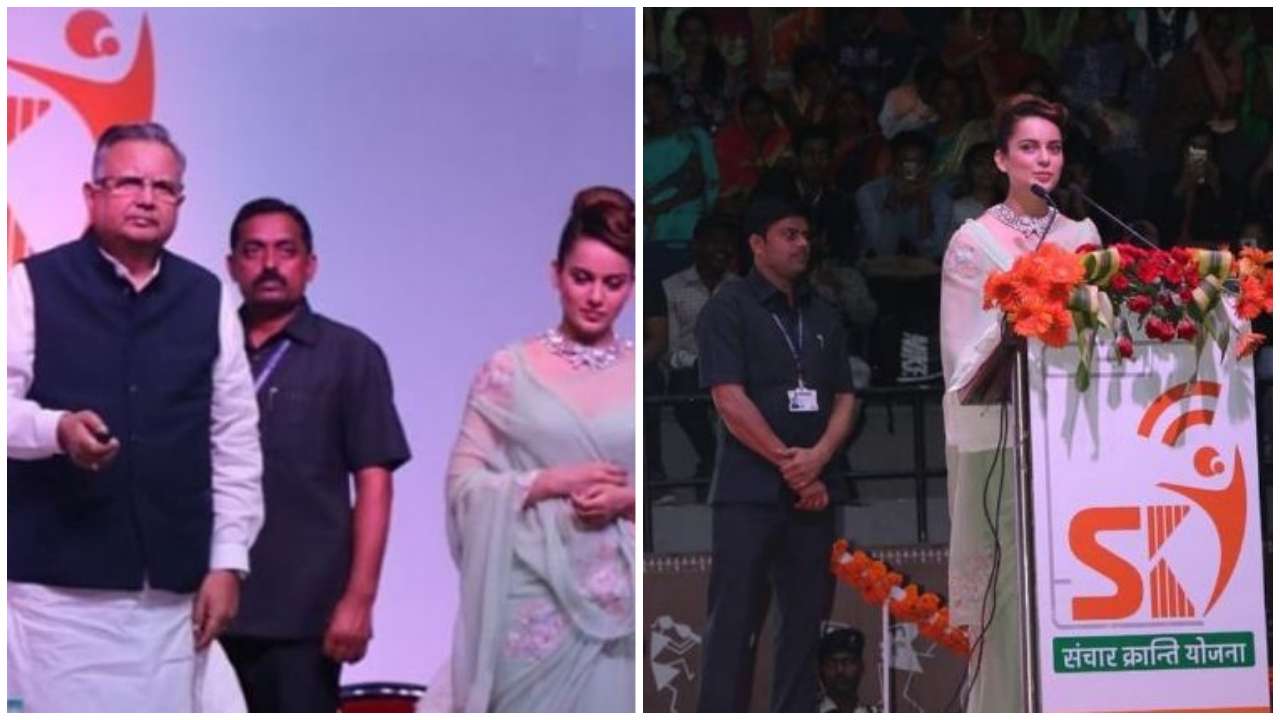 At a social event in Raipur, Chattisgarh