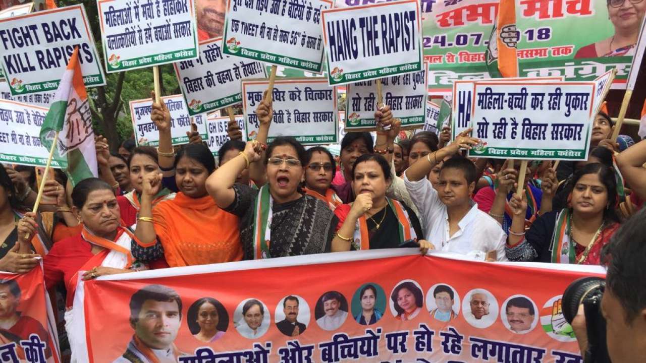 Bihar Congress protest