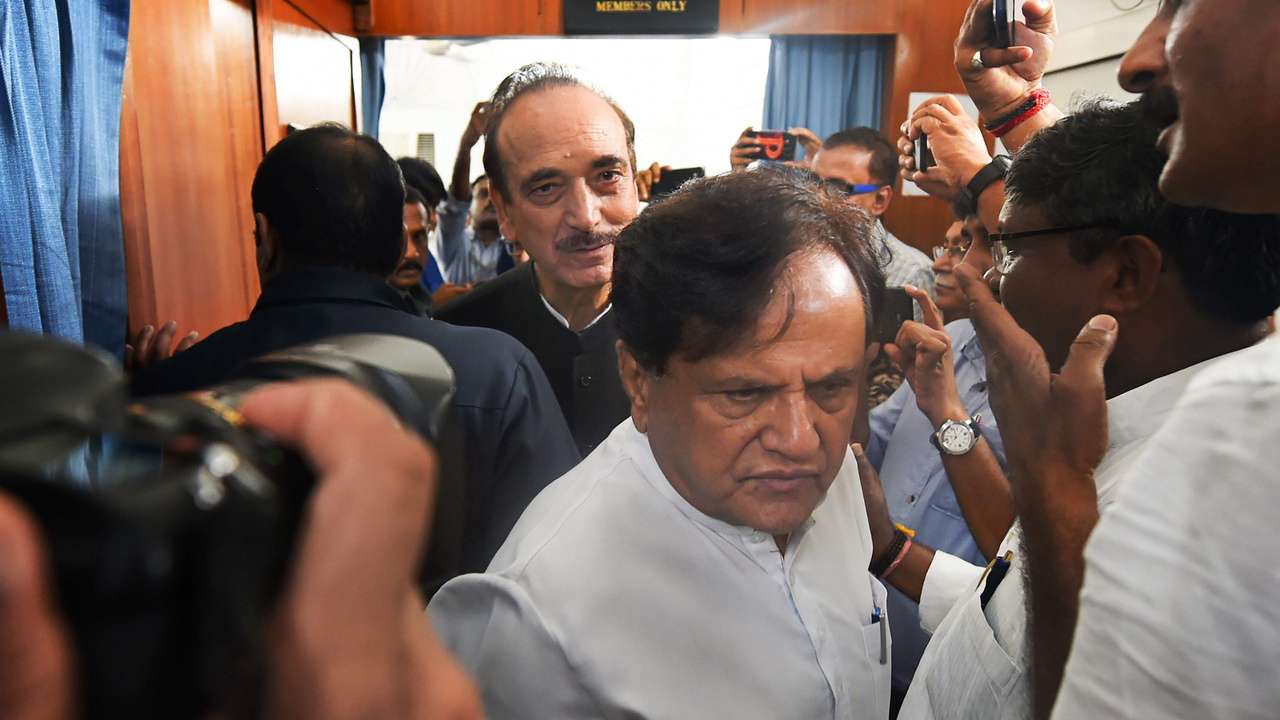 Ahmed Patel and Ghulam Nabi Azad
