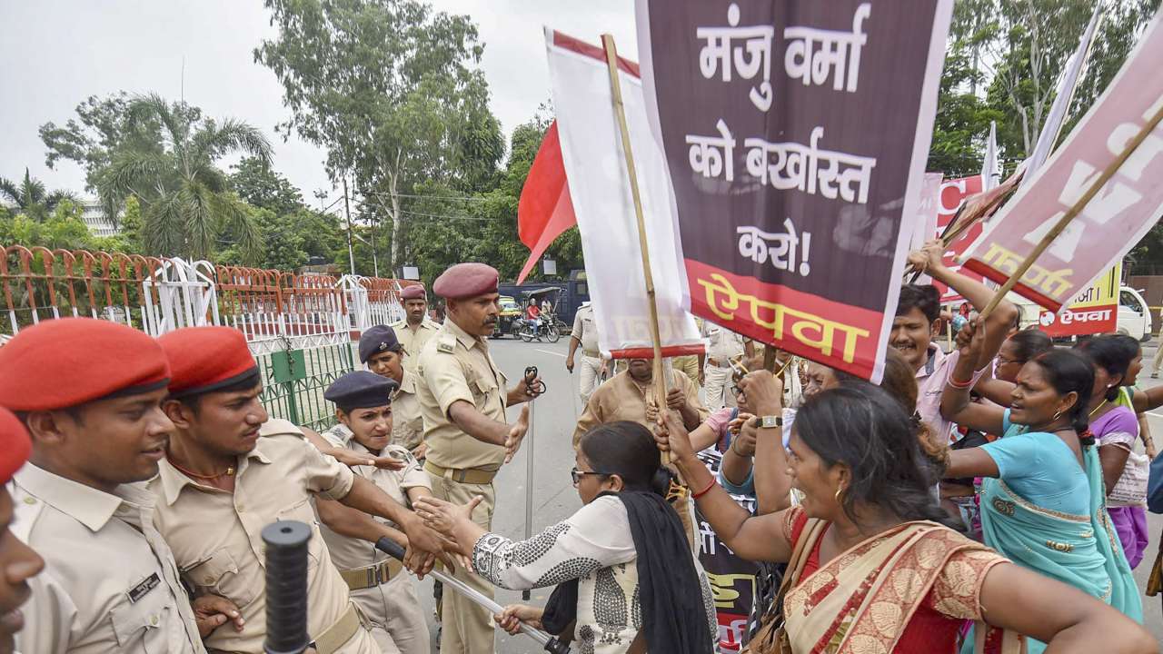 Clash with cops