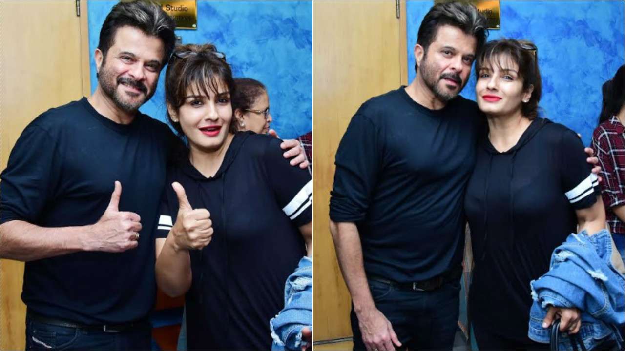 'Laadla' co-stars Anil Kapoor and Raveena Tandon catch up!