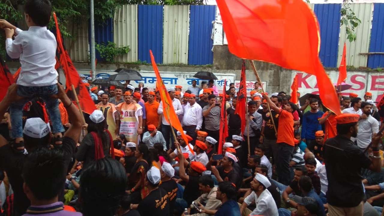 Maratha protests in Mumbai