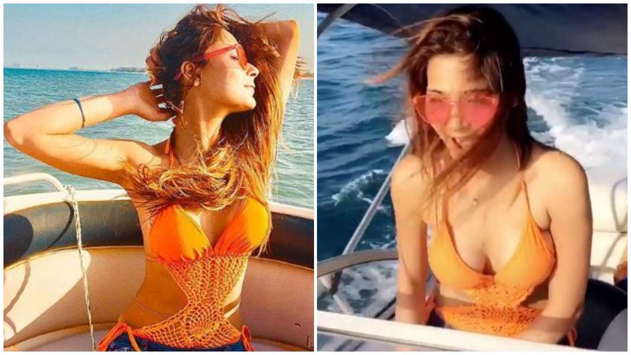 Afreen Khan Nude Pic - 7 Bikini pictures of ex Bigg Boss contestant Sara Khan that are setting the  Internet on fire