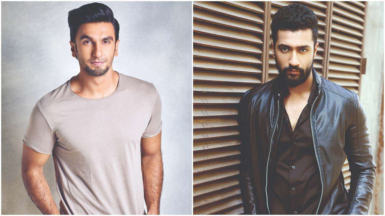 Ranveer Singh and (right) Vicky Kaushal