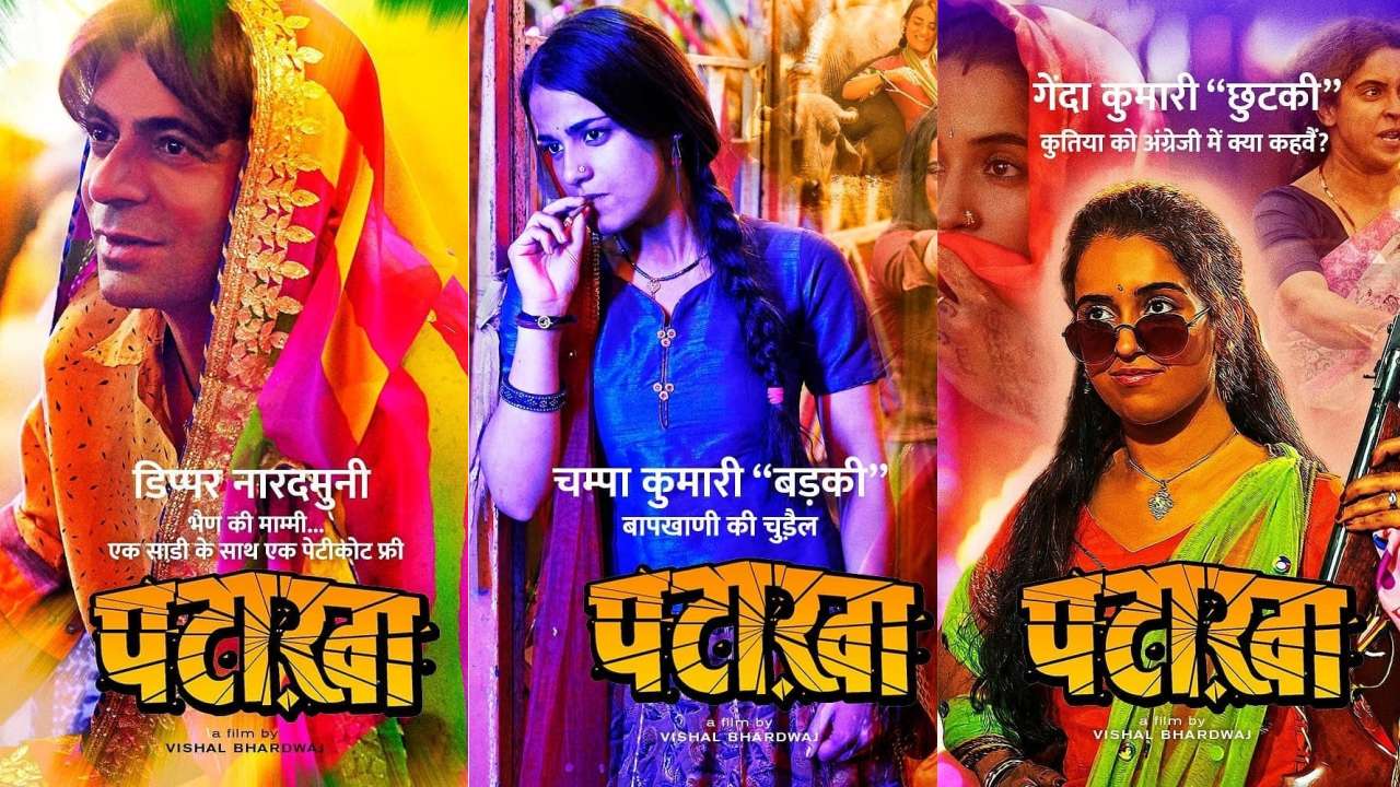 Pataakha: Vishal Bhardwaj unveils his prime characters through a series of  new posters